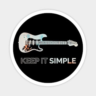 Keep It Simple S-Style Electric Guitar Texture Magnet